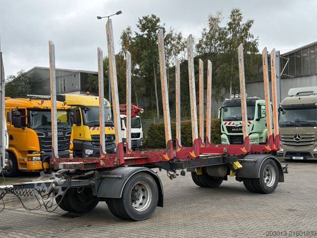 Log trailer KOTSCHENREUTHER TKG218 Holzanhänger 2 Achse Leergewicht 3.750 Kg