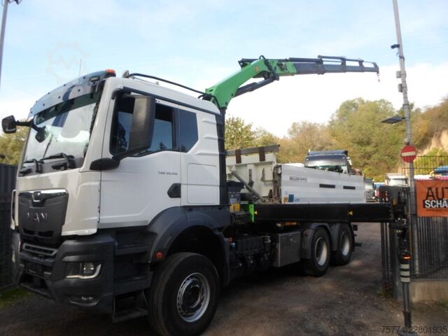Autocarro ribaltabile MAN TGS 33.510/6x4/Kran PK 19001-SLD 5