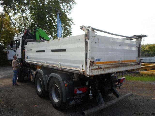 Autocarro ribaltabile MAN TGS 33.510/6x4/Kran PK 19001-SLD 5
