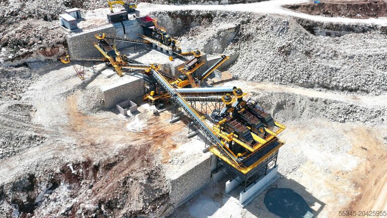 Breek- en zeefinstallatie FABO Stationary Crushing Plant Stationary Crushing and Screening Plants