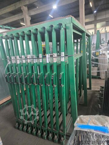 Glass storage shelf, 10 compartments Hegla 