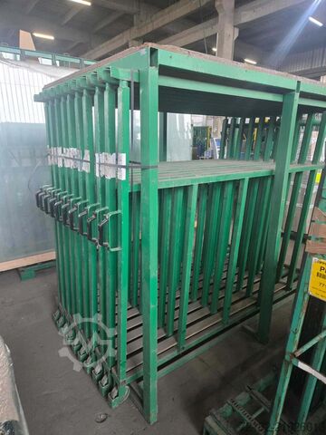 Glass storage shelf, 10 compartments Hegla 