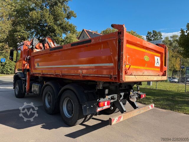 Camião basculante MERCEDES-BENZ Arocs 2642 6x4 Meiller Kipper KRAN FUNK