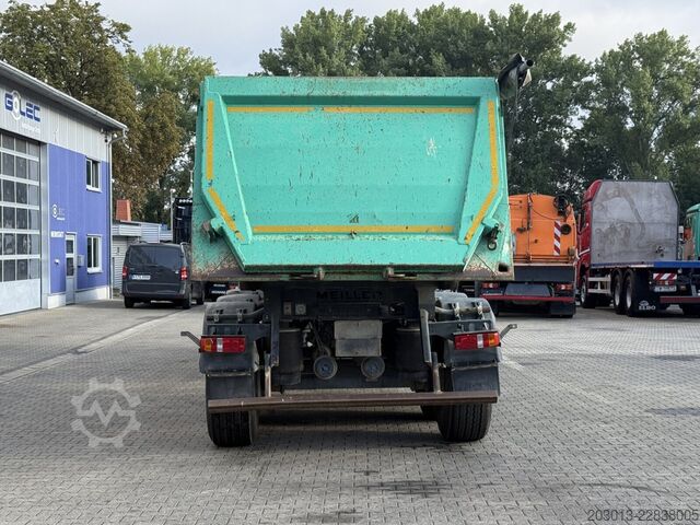 Tipper semitrailer MEILLER MEILLER KISA3 Kippauflieger 3 Achs Rollplane