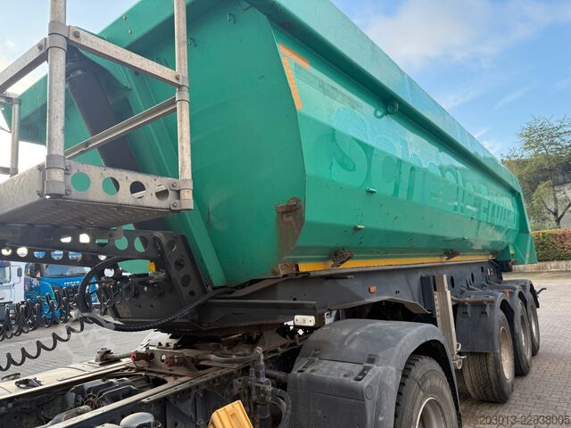 Tipper semitrailer MEILLER MEILLER KISA3 Kippauflieger 3 Achs Rollplane