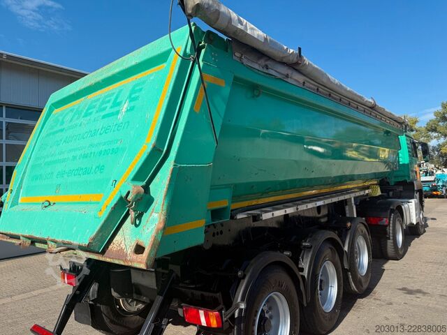 Tipper semitrailer MEILLER MEILLER KISA3 Kippauflieger 3 Achs Rollplane