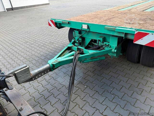 Low loader trailer MÜLLER-MITTELTAL N&S FZ-Bau TLPL30 Tieflader Anh. hydr. Laderampe