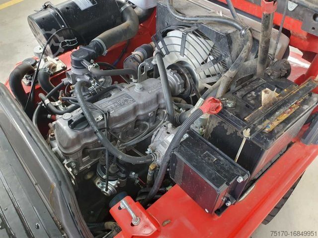 Wózek widłowy czołowy MANITOU MI 25 G / Triplex: 4.70m / nur 1.976h! / SS