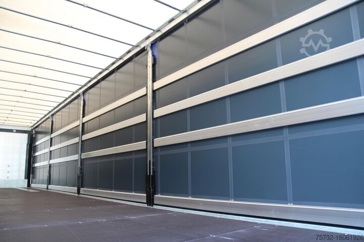 Open oplegger met zeil SCHMITZ Plane Edscha Liftachse Pal.-Kasten  NEU !!!