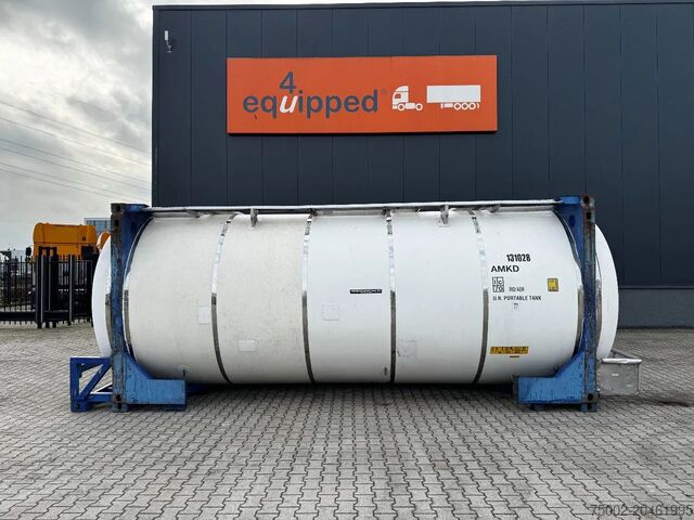 Contenedor cisterna UBH Universal Bulk Handling 20 FT SWAP BODY 31.169L UN Portable T7 valid 5Y...