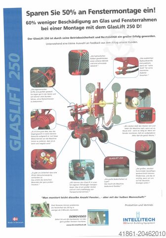 Elevador de cristales a batería INTELLITECH GLASLIFT 250