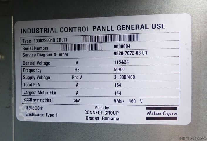 Skruvkompressor GA75VSD+FF Atlas Copco GA75VSD+FF