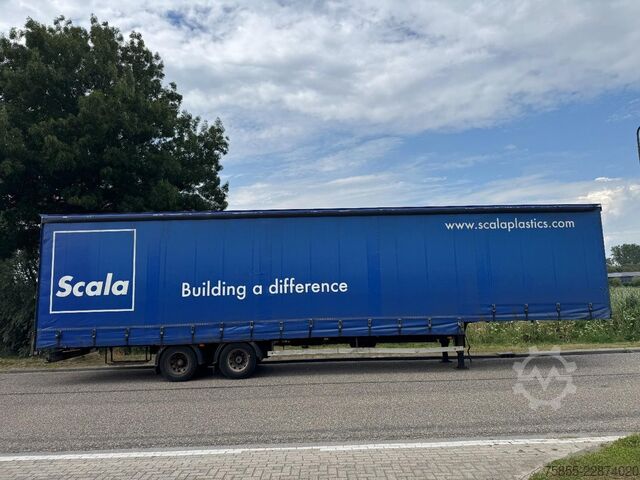 Pół-niskie obciążenie Meert Semi Curtainside / SAF / Double Tires