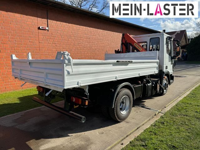Dreiseitenkipper IVECO ML75E16 3 S-Kipper Kran PK  9,4m-550 kg Greifer