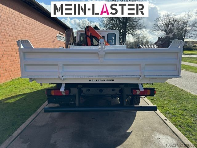 Dreiseitenkipper IVECO ML75E16 3 S-Kipper Kran PK  9,4m-550 kg Greifer