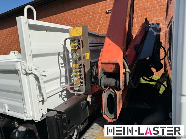 Dreiseitenkipper IVECO ML75E16 3 S-Kipper Kran PK  9,4m-550 kg Greifer