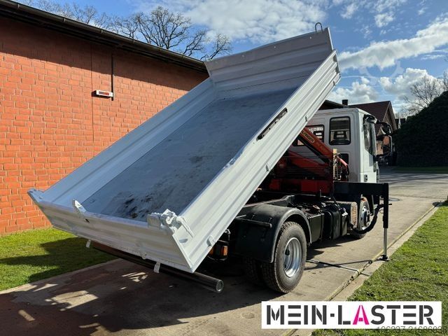 Dreiseitenkipper IVECO ML75E16 3 S-Kipper Kran PK  9,4m-550 kg Greifer