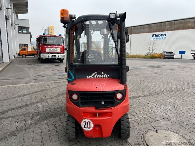 Front loader forklift LINDE H14D-01 / Triplex: 4.60m! / SS / nur 1.672h!