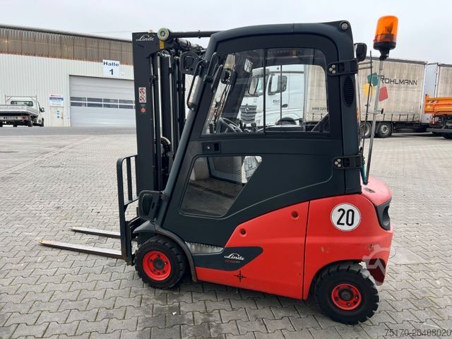 Front loader forklift LINDE H14D-01 / Triplex: 4.60m! / SS / nur 1.672h!