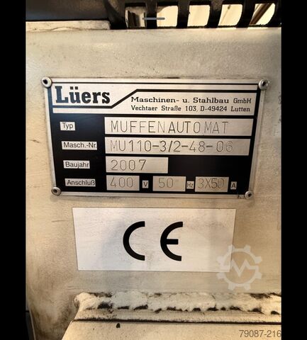 LÜERS MU110-3/2-48-06 PP tokos illesztőgép LÜERS MU125-2-6-91