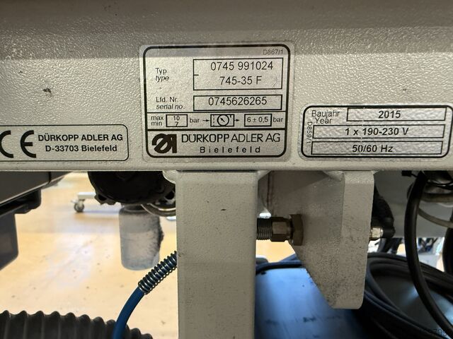 Dikiş makinesi - cep kaynak otomatiği Dürkopp Adler 745-35 F