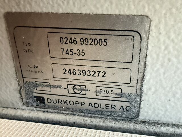 Dikiş makinesi - cep kaynak otomatiği Dürkopp Adler 745-35 F