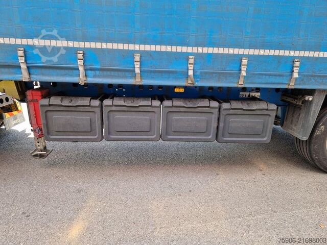 Semi-remorque Schmitz Cargobull TAUTLINER REHAUSSABLE FOSSE A BOBINES