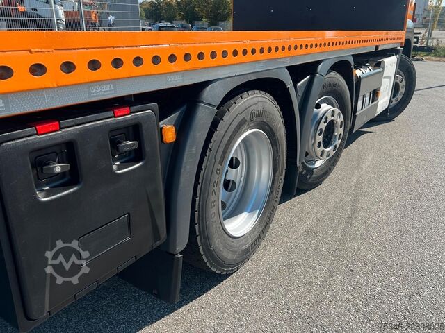 Ciężarówka z płaską platformą MAN TGS 26.430/Pritsche6,10m/Lenkachse/ADR/NL16,4 to
