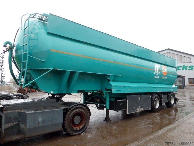 Silo oplegger 51m³ Heitling Silo/Futter/8 KA/Zwangsgelenkt