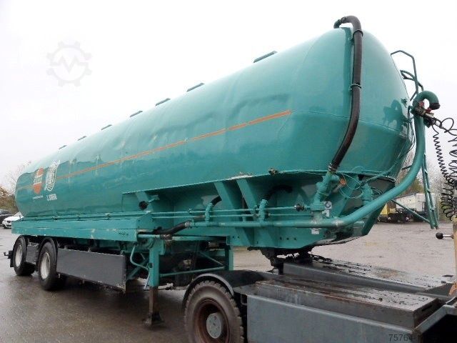 Silo oplegger 51m³ Heitling Silo/Futter/8 KA/Zwangsgelenkt