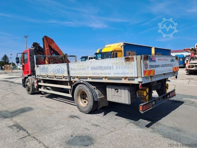 Vrachtauto met open laadbak IVECO EuroCargo ML 180E21 Kran PKK12500