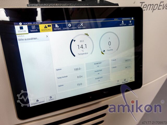 -70°C a +180°C 1000 litros com humidade Weiss Klimaprüfschrank Clime Event C/1000/70/5