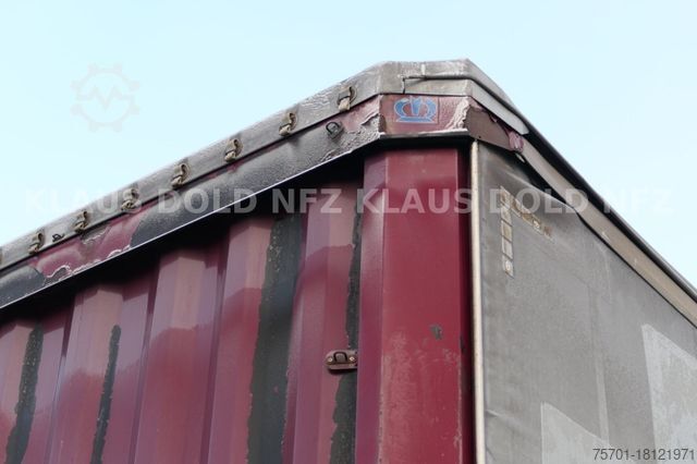 Semirremolque abierto con toldo KRONE Pritsche Plane XL MegaLiner BPW Edscha Bordwände