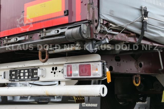 Semirremolque abierto con toldo KRONE Pritsche Plane XL MegaLiner BPW Edscha Bordwände