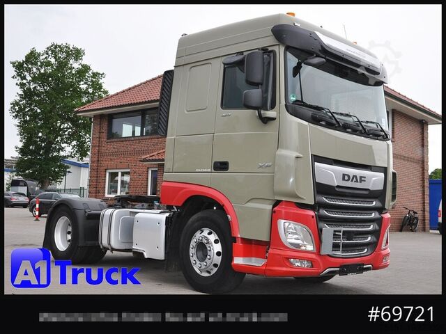 Tractor estándar DAF XF 450 FT, Standklima, Hydraulik,