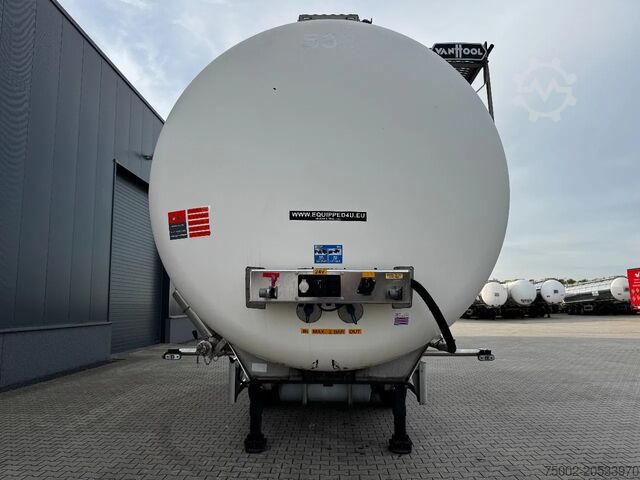 Voedseltanker Van Hool LEVENSMIDDEL / RVS Rahmen / Leergewicht: 5.860k...