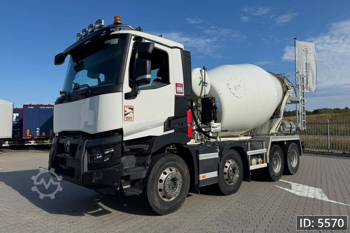 Blender Renault C430 Day Cab, Euro 6, / 8x4 / Full steel / Reta...