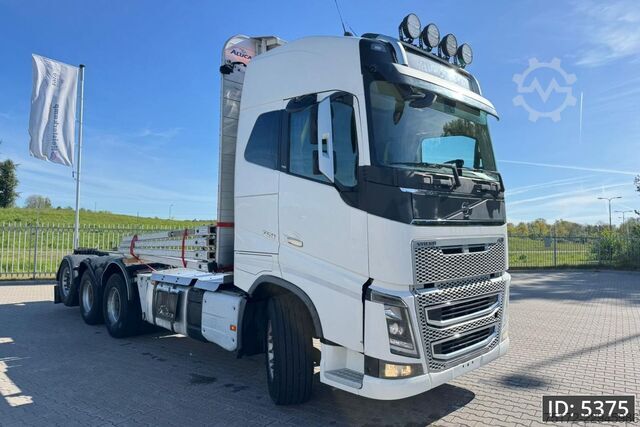 Houthouder Volvo FH16 750 Globetrotter XL, Euro 6, 8x4 / Hydraul...