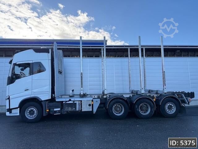 Houthouder Volvo FH16 750 Globetrotter XL, Euro 6, 8x4 / Hydraul...
