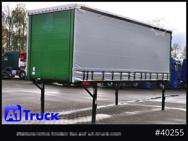 Châssis interchangeable avec plateau et bâche KOEGEL 7.45  BDF Wechselbrücke, neue Plane, Bordwand