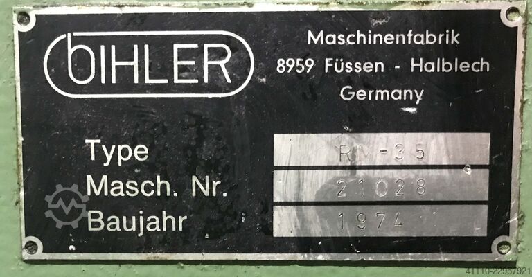 Stamping and forming machine BIHLER RM 35