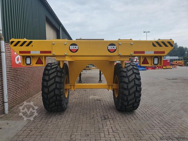 Container transport  Buiscar buizentrailer