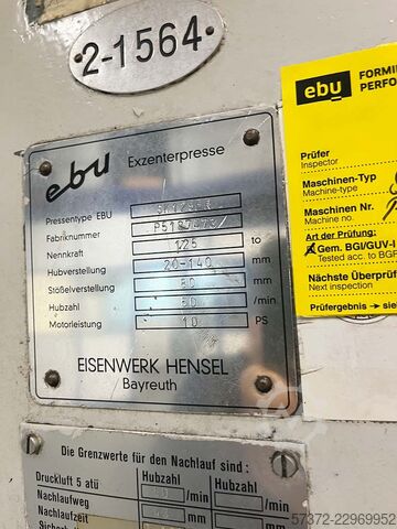  Ebu Eisenwerk Hensel SK 125 FR