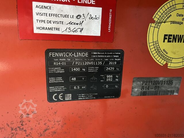 Reachtruck Linde R14-01