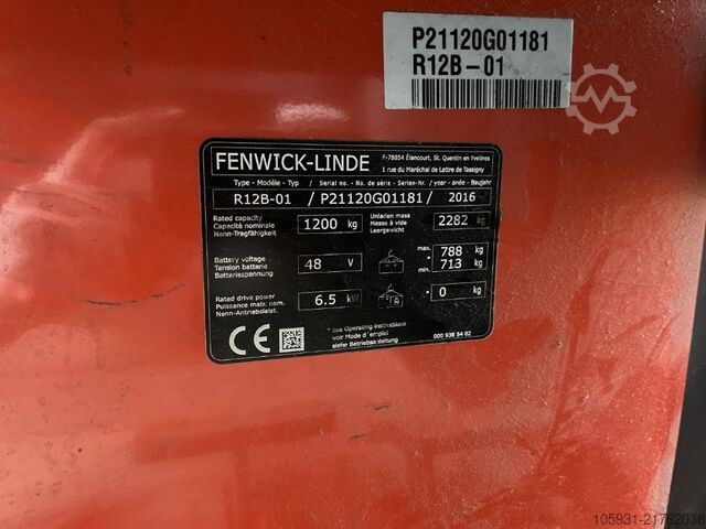 Carrello retrattile Linde R12B-01