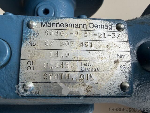  Mannesmann Demag UMF71BX-6-7 S040-B5 0,25 kW 64 obr./min i=14