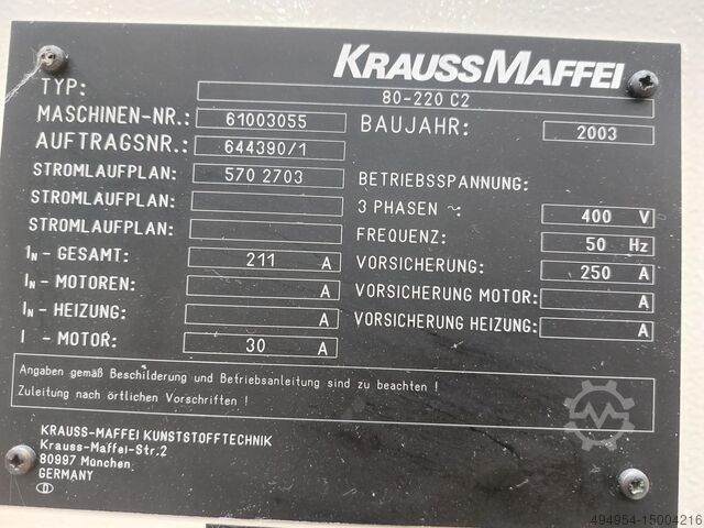 KraussMaffei KM80-220C2 MC4 2003