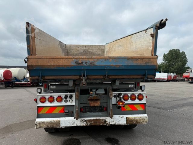 Driezijdige kipper VOLVO FM 500 8x4 Pushertridem 3 Way Tipper / Kipper