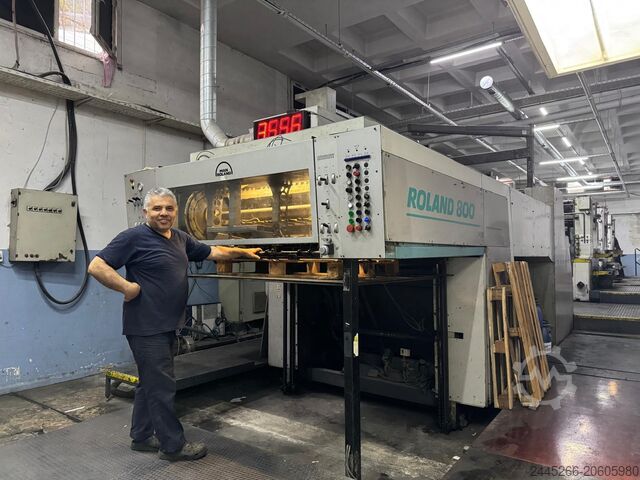 Presse d'impression offset Roland R 805+L