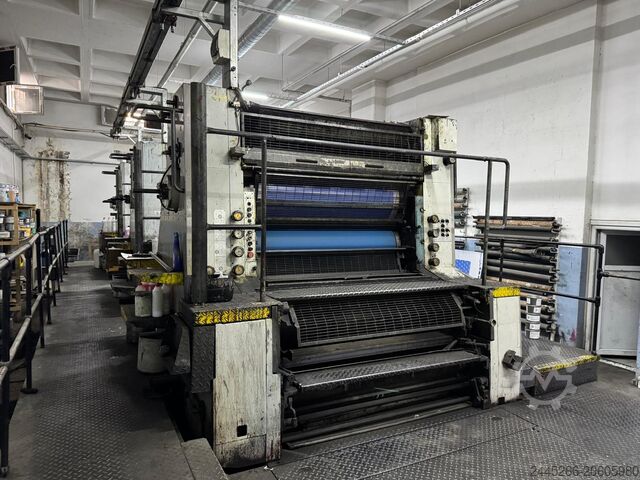 Presse d'impression offset Roland R 805+L